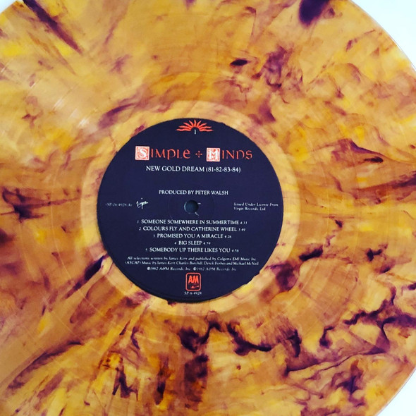 Simple Minds “New Gold Dream (81-82-83-84)” Beautiful GOLD & PURPLE VINYL