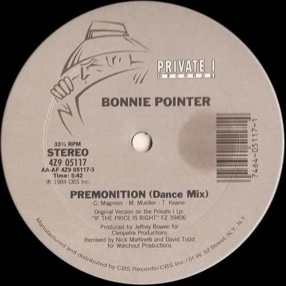 Bonnie Pointer "Premonition"