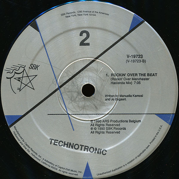 Technotronic "Techno Medley/Rockin' Over the Beat"