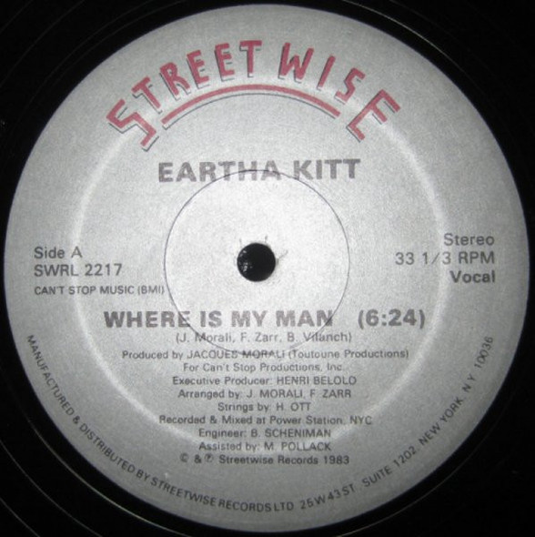 Eartha Kitt " Where is my man" Vocal