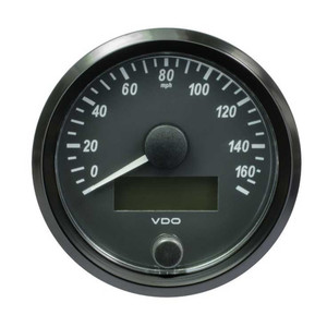 VDO SingleViu 80mm (3-1\/8") Speedometer - 160MPH [A2C3832930030]
