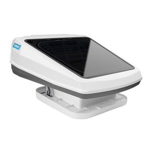 Camco Powered Roof Vent w\/Skylight - White [40460]