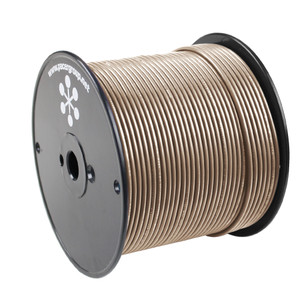 Pacer Tan 14 AWG Primary Wire - 500  [WUL14TN-500]