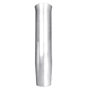 Tigress Weld On Aluminum Flared Rod Holder w\/o Blade Mill Finished 10" [66414]