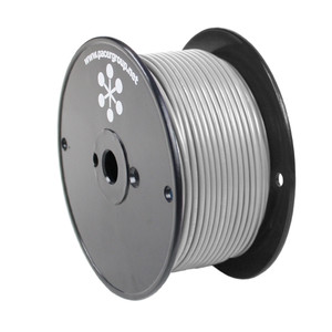 Pacer Grey 10 AWG Primary Wire - 250  [WUL10GY-250]