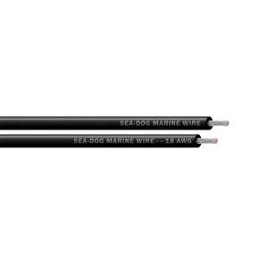 Sea-Dog 18 AWG Black Primary Wire - 250' [8018014]