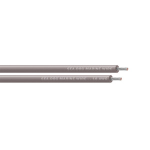 Sea-Dog 18 AWG Grey Primary Wire - 100' [8018112]