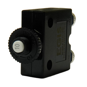 Egis 10A Push Button Panel Mount Circuit Breaker - Screw Terminals [4710-10]
