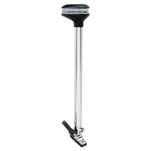 Perko Stealth Series - Fold Down All-Round Light - Vertical Mount 13-3\/8" Height - 2NM Range [1642DP0CHR]