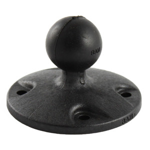RAM Mount 2.5" Composite Round Base w\/1" Ball [RAP-B-202U]