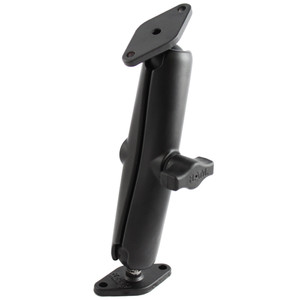 RAM Mount 1" Diameter Ball Mount w\/Long Arm & 2 Diamond Bases [RAM-B-102U-C]