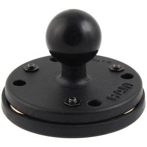 RAM Mount Triple Magnetic 2.5" Round Base w\/1" Ball [RAM-B-202-339U]