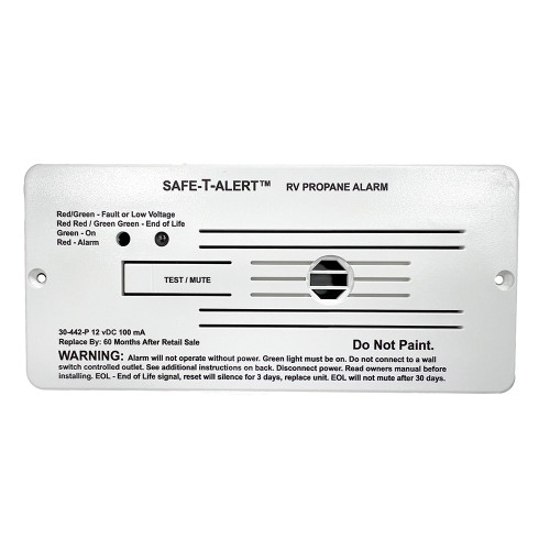 Safe-T-Alert 30 Series 12V RV Propane Alarm - White [30-442-P-WT]