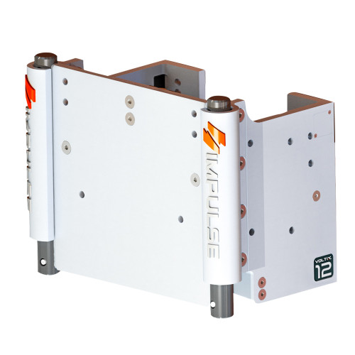 IMPULSE XL 12" Set Back Electric Jack Plate w\/Standard Control - White Cerakote [75083-W]
