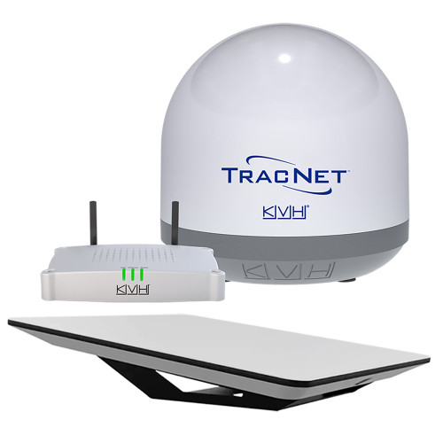 KVH HP Starlink Flat Panel Terminal Kit w\/TracNet Coastal Pro 5G\/WiFi Compact Terminal w\/TracNet Hub [72-1048\/01-0465]