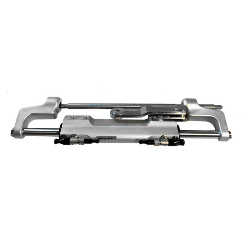 Uflex SilverSteer UC128TS High Performance Cylinder V2P w\/Offset Link Arm - Port Version [UC128TS-SVS 2P]