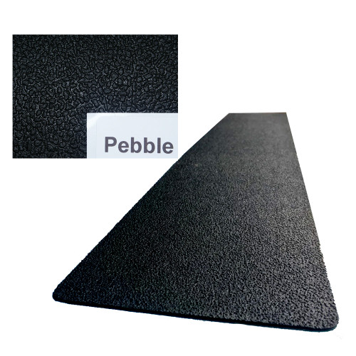 Gator Guards GatorSkinz Non-Skid Step Pad - Black Pebble - 16" x 4" [GSSTEPBLK-PEB-DP]
