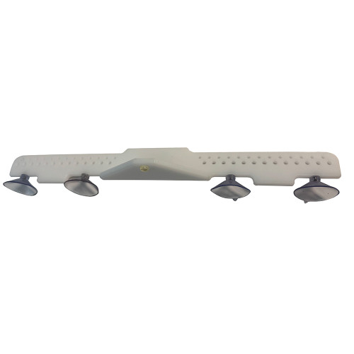 Deep Blue Marine 18" Acrylic Lure Rack - Suction Cup Mount - White [LR-18]