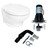 Thetford Nano Eco Compact Toilet Raw Water Kit w\/Inlet Pump - 12V [T-NAN012PW\/TSFT\/NA-RWKIT]