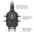 Ram Mount RAM Quick-Grip Pro w\/Ball  Qi2 15W Wireless Charger [RAM-HOL-PD5B-W2MU]