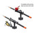 RAM Mount RAM Tube Jr. Fishing Rod Holder w\/Short 4" Length Post Spline & Bulkhead Mounting Base [RAP-390-SBU]