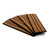 SeaDek Faux Teak 4-Piece Step Kit - Mocha\/Black  [23902-80093]