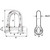 Wichard Self-Locking D Shackle - Diameter 4mm - 5\/32" [1201W]