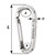 Wichard Symmetric Carbine Hook Without Eye - Length 80mm - 5\/16" [2335W]