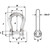 Wichard Not Self-Locking Bow Shackle - 16mm Diameter - 5\/8" [1247W]