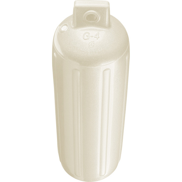 Polyform G-4 Twin Eye Fender 6.5" x 22" - Metallic White [G-4 METALLIC WHITE]