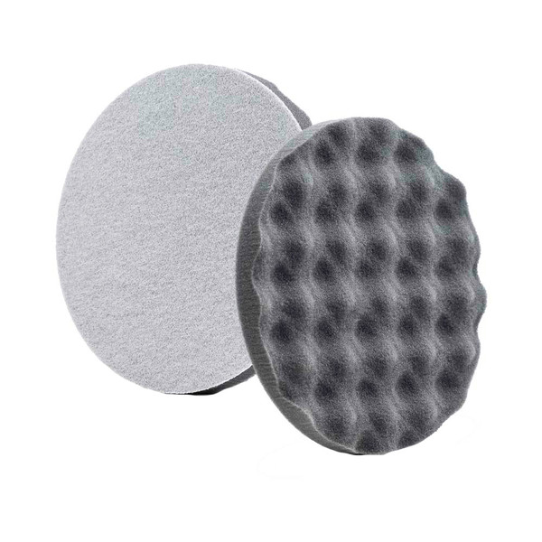 Lake Country Black Finishing Waffle Pro Pad 8" x 7\/8" *2-Pack [WP-72800-LC]