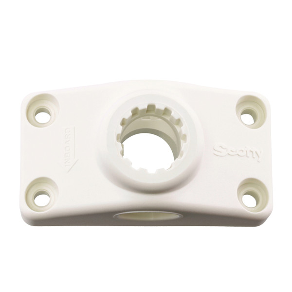 Scotty Combination Side \/ Deck Mount - White [241-WH]