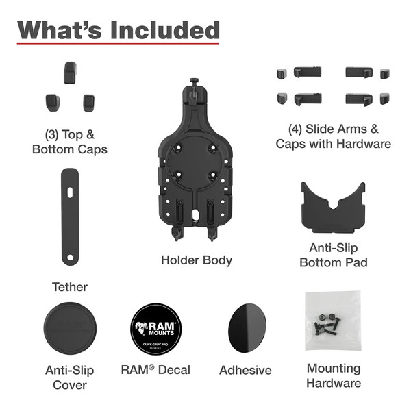 Ram Mount RAM Quick-Grip Pro Phone Holder [RAM-HOL-PD5U]
