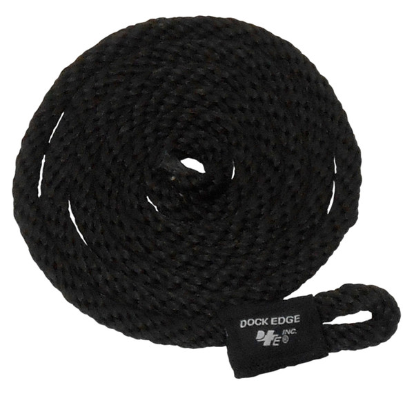 Dock Edge Fender Line - 3\/8" x 5' - Black - 2-Pack [DE91566F]
