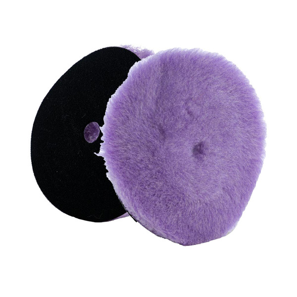 Lake Country Purple Foamed Wool Buffing\/Polishing Pad w\/Center Hole 7.5" x 1" [58-4275-LC]