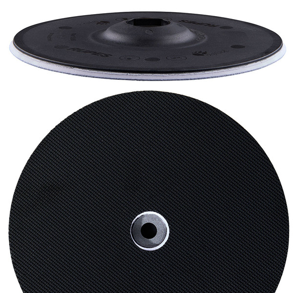 RUPES PrecisionPro Backing Plate - 125mm\/5" - Velcro M8 Bolt  Shroud Lubricant [980.720\/C]