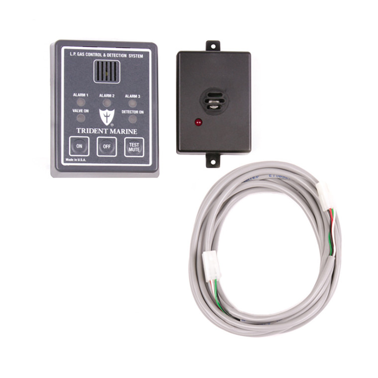 Trident Marine 12\/24V Full Detection Panel w\/Gas Detector  10' Quick Cable - Solenoid Not Included [1300-7760]