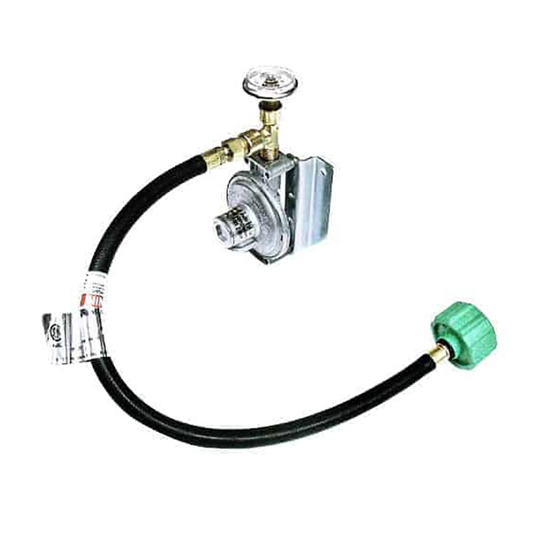 Trident Marine Single Stage Regulator w\/300 PSI Gauge  20" Pigtail w\/Wall Mount [1211-1401]