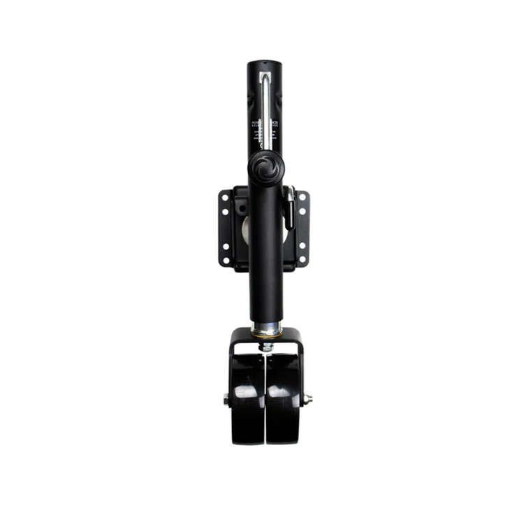 Powerwinch Select Series Jack - 1500lb, Weld-On, Double Wheel, Carbon Black [21400-J-1500-W2-B-R]