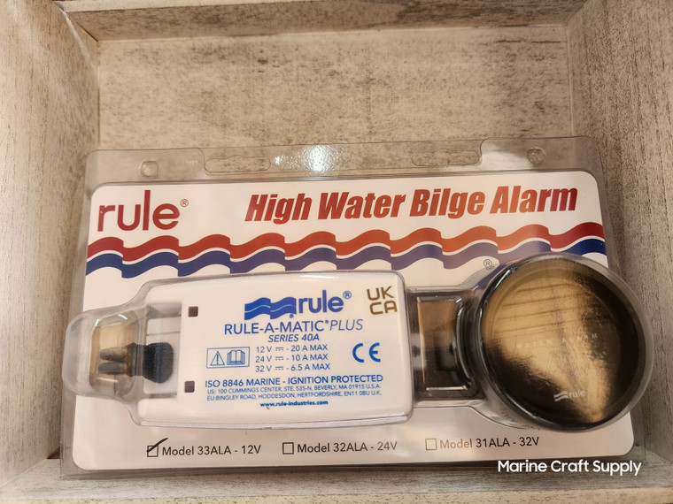 Rule | High Water Bilge Alarm 33ALA-12V Front