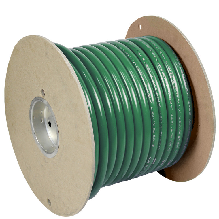 Pacer Green 6 AWG Battery Cable - 100  [WUL6GN-100]