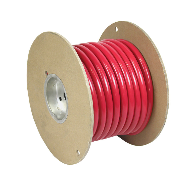 Pacer Red 4 AWG Battery Cable - 25  [WUL4RD-25]