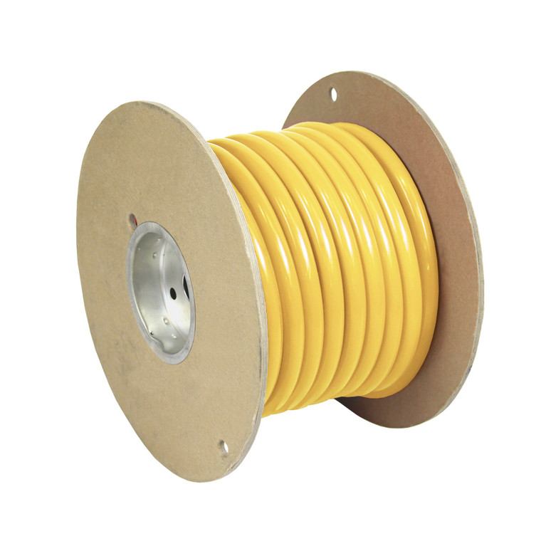 Pacer Yellow 4 AWG Battery Cable - 50  [WUL4YL-50]