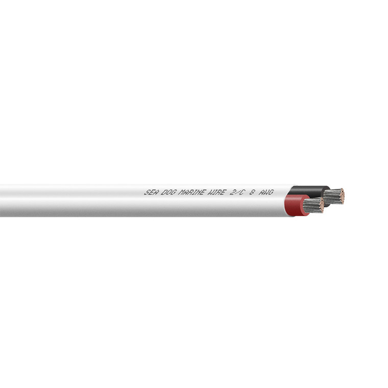 Sea-Dog 8\/2 AWG Flat Duplex Wire Red\/Black - 50' [8008201]