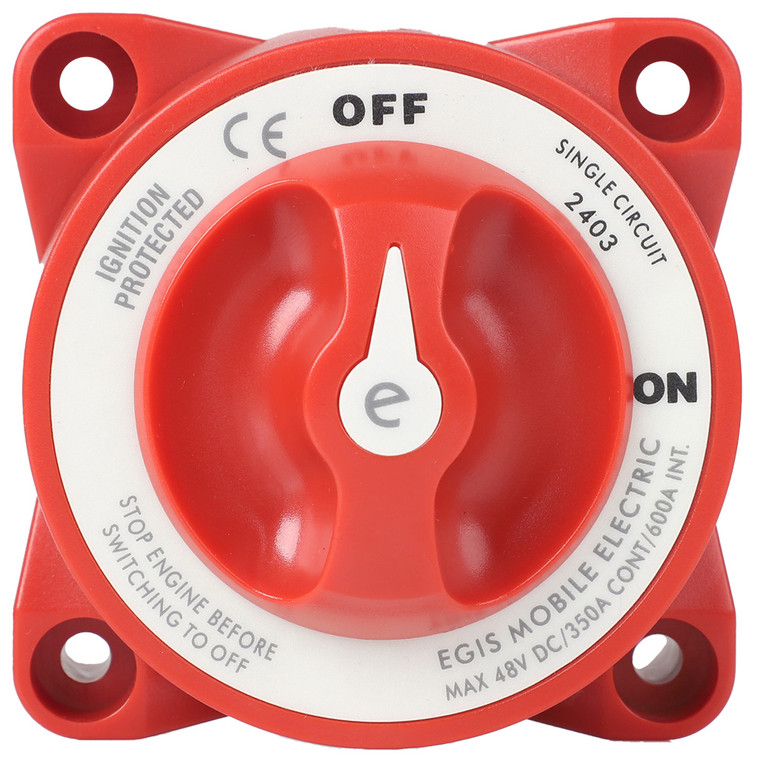 Egis E-Series 350A Battery Switch Off\/On [2403]