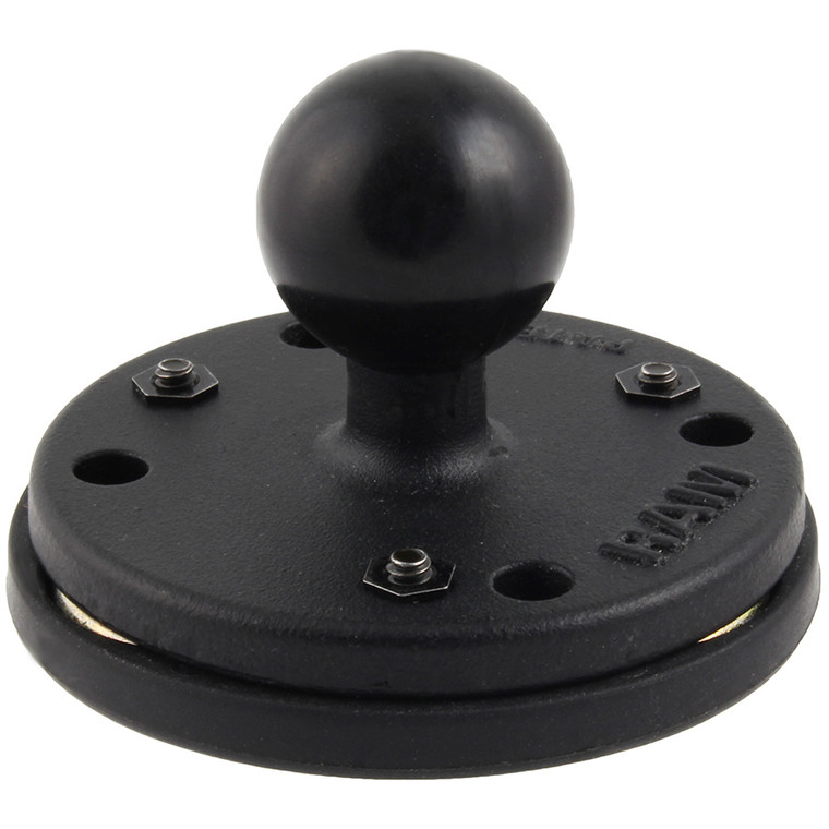 RAM Mount Triple Magnetic 2.5" Round Base w\/1" Ball [RAM-B-202-339U]