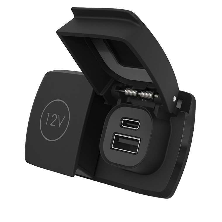 Scanstrut Flip Pro Duo - USB-A  USB-C w\/12V Power Socket [SC-MULTI-F2]