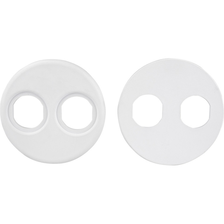 84470Sea-Dog 4" Gauge Power Socket Adapter Mounting Plate - White [426104-1]
