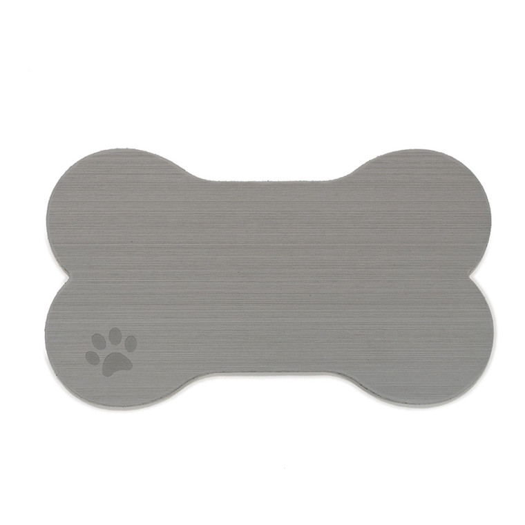 SeaDek Dog Bowl Mat - Storm Grey\/Black - Large - 16.5" x 29.5" [63207-90837]