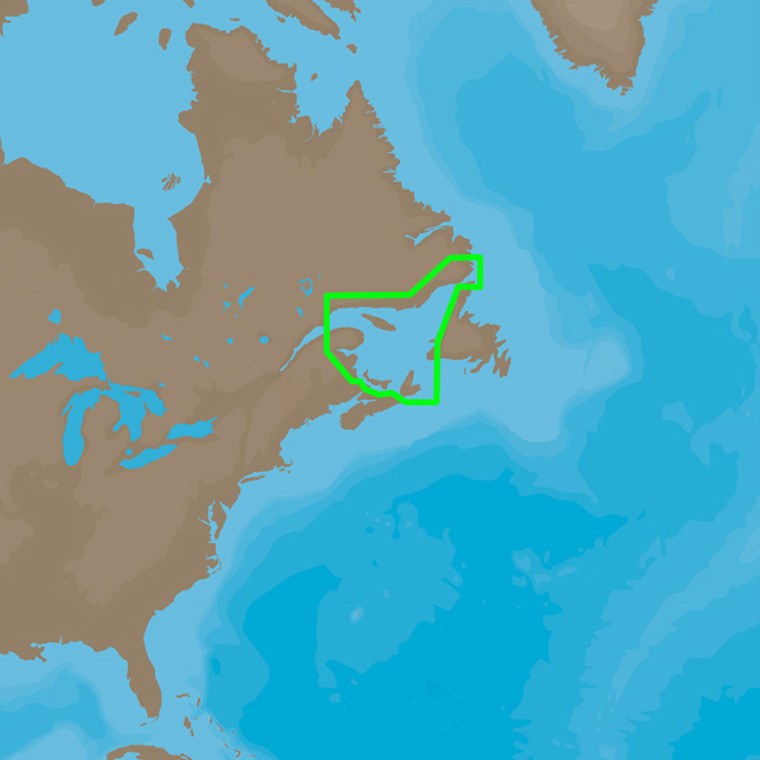 C-MAP  4D NA-D936 Gulf of St. Lawrence [M-NA-D936-MS]